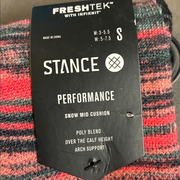 Stance Ladies Dusk To Dawn Snow Performance Mid Cushion Sock Multi Small new - Picture 3 of 4